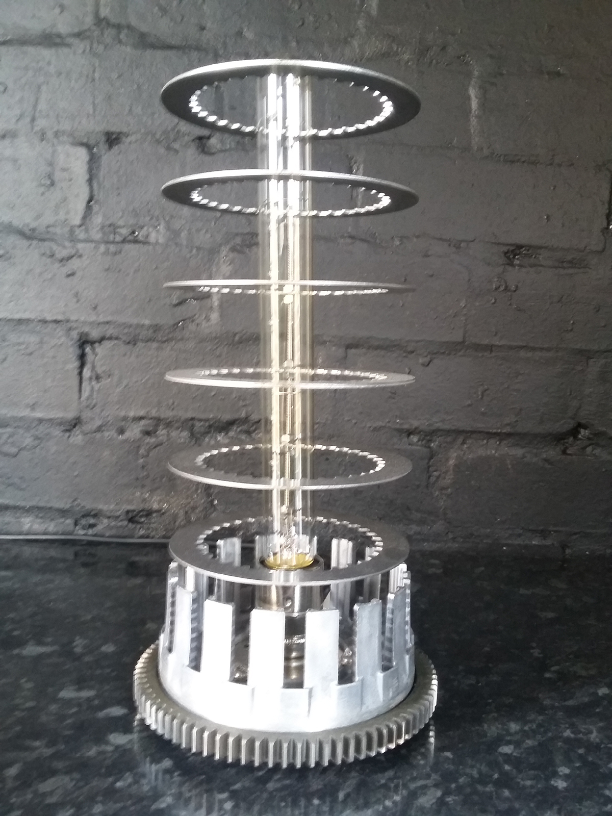 MOTORCYCLE FLOATING CLUTCH PLATE LAMP